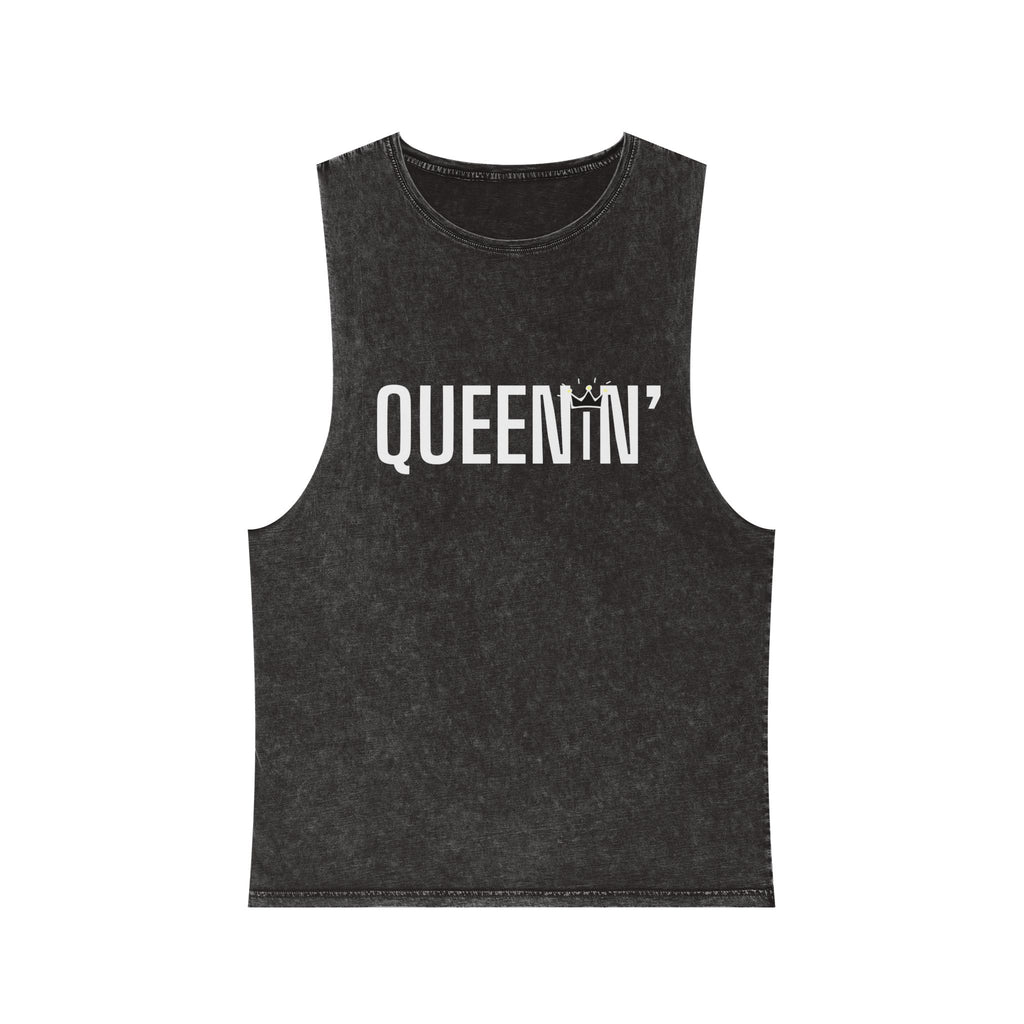 Queenin' Stonewash Tank Top
