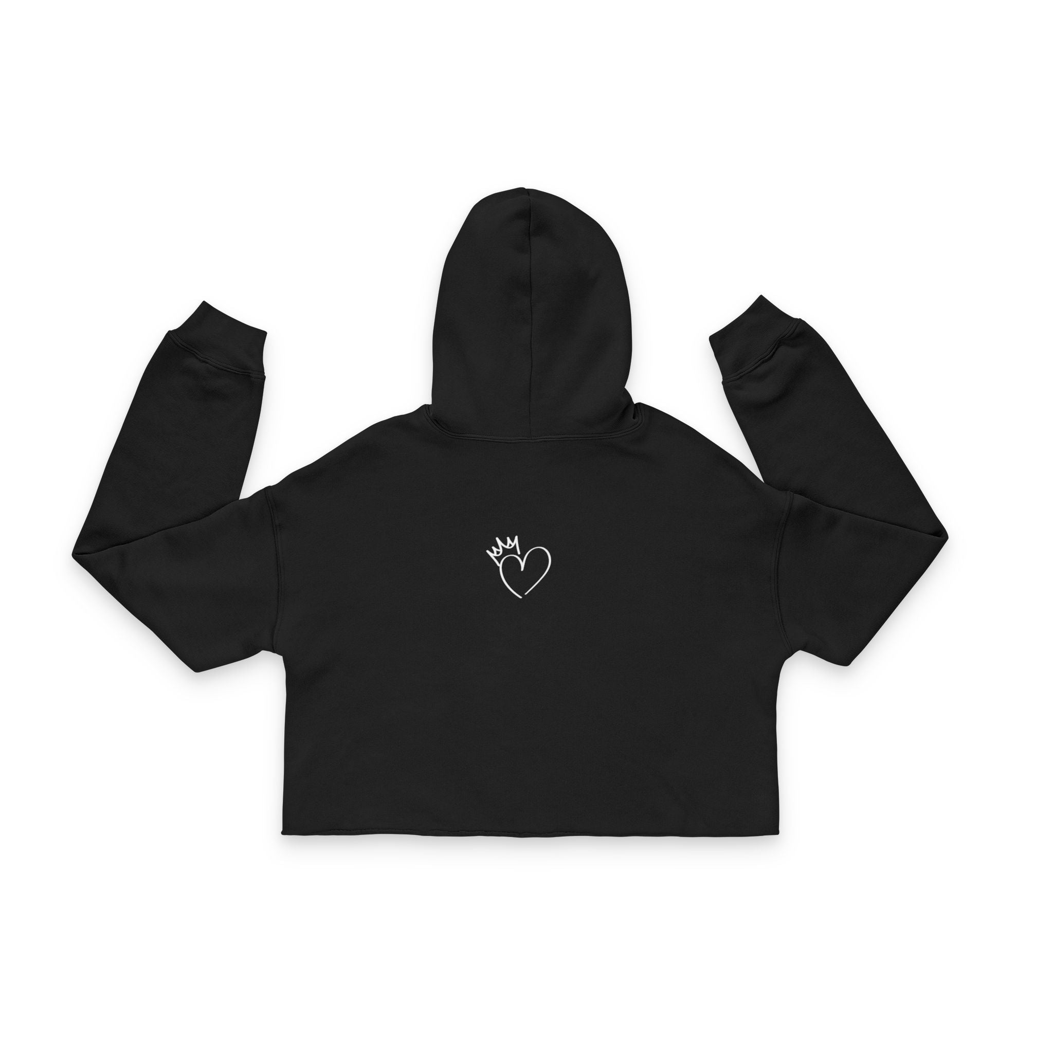 Queenin' Women's Cropped Hoodie
