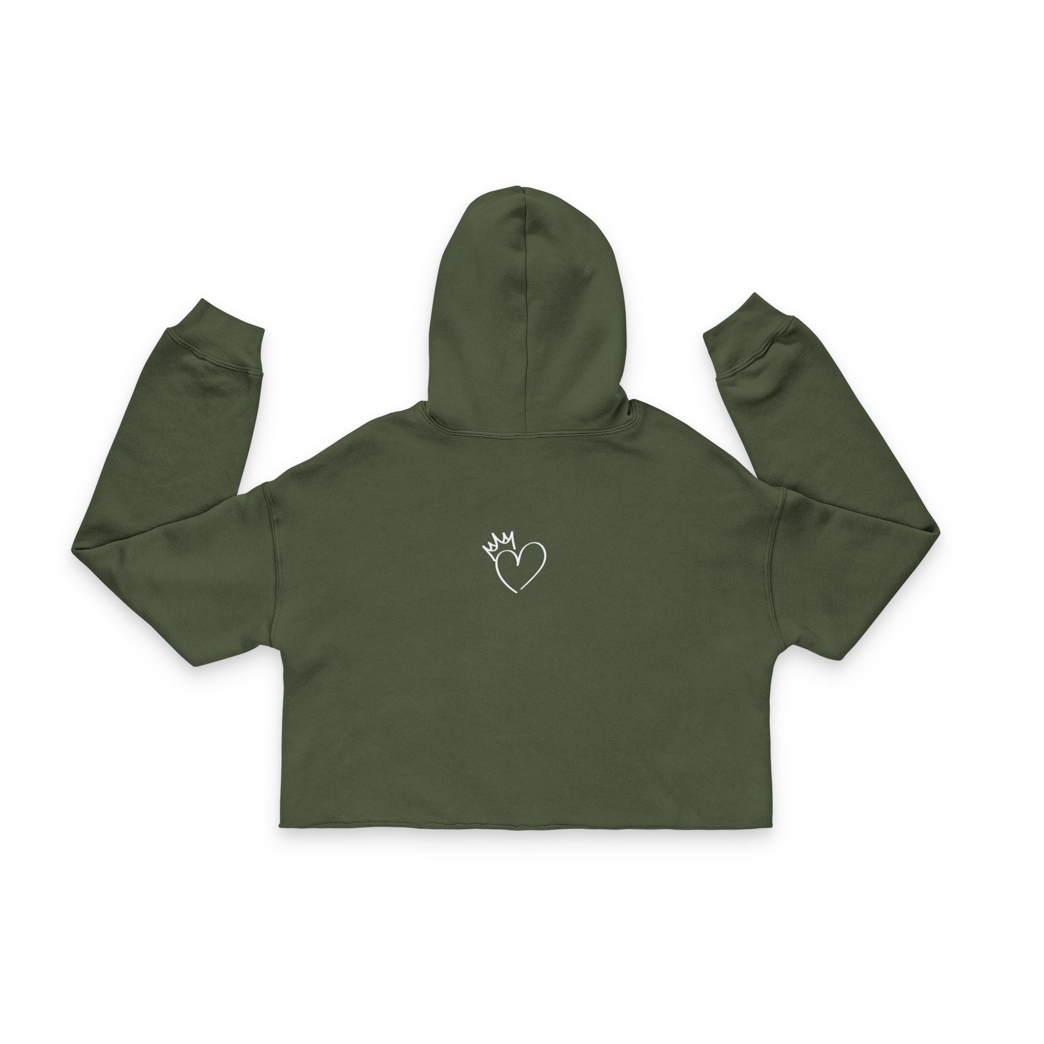 Queenin' Women's Cropped Hoodie