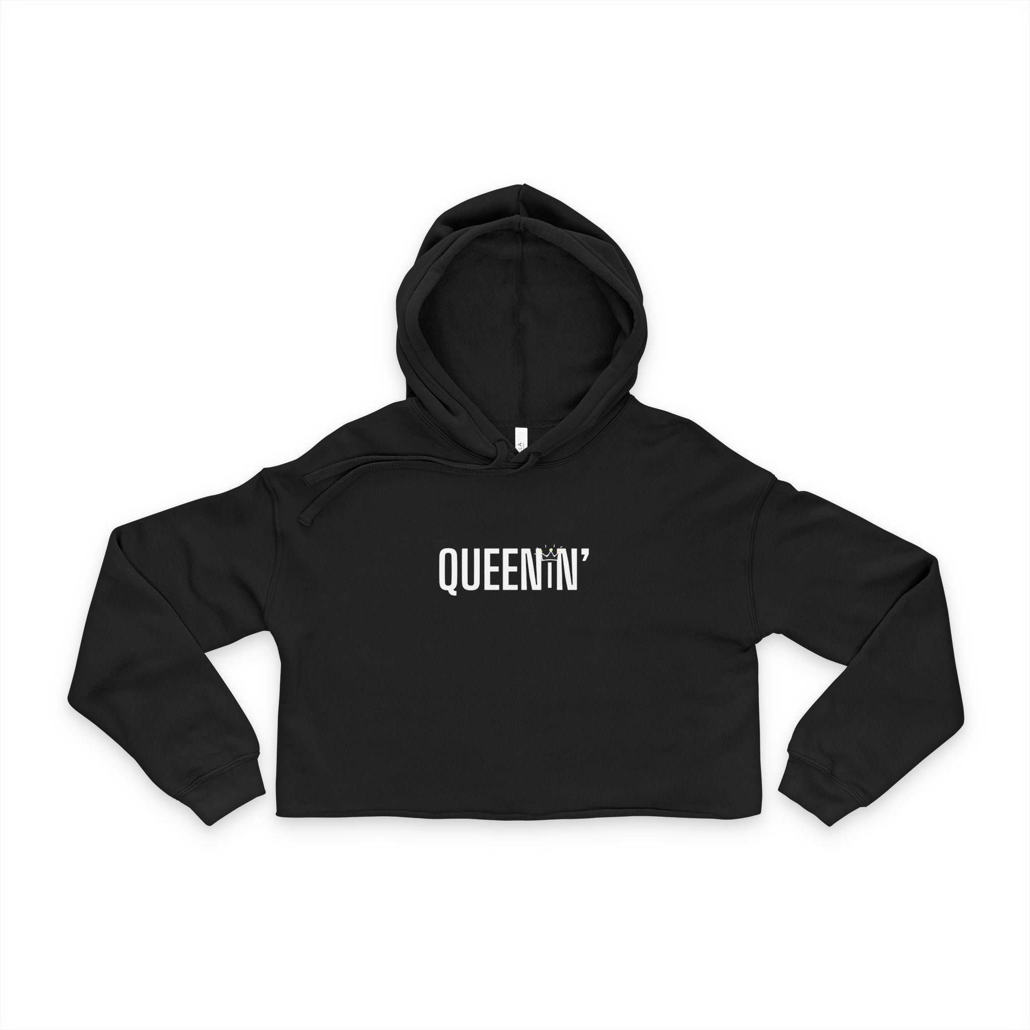 Queenin' Women's Cropped Hoodie